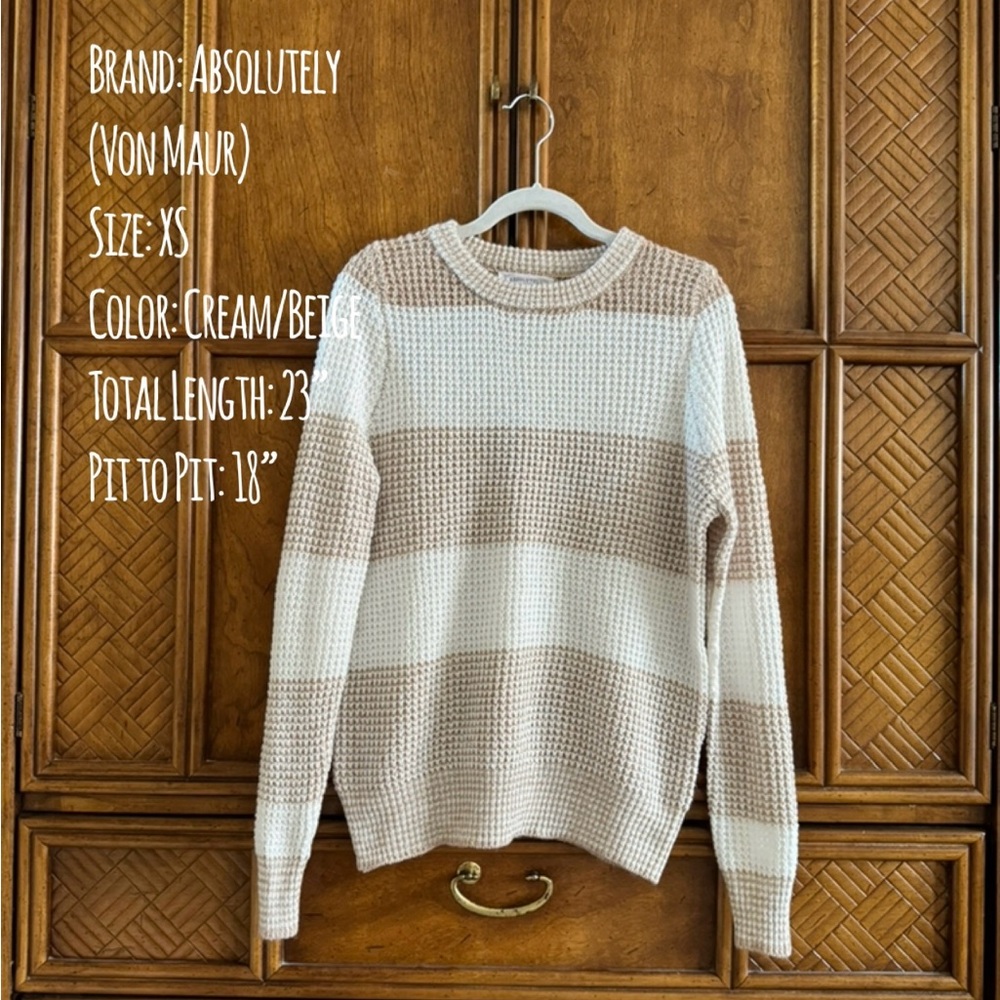 Striped Crew Neck Sweater
